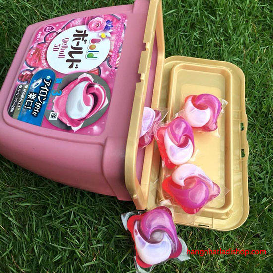 Viên-Giặt-Bold-Gelball-3D-Nhật-Bản-hồng-kết-hợp-hương-thơm-dịu-và-làm-mềm-vải-không-cần-dùng-thêm-nước-xả