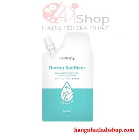 Gel rửa tay khô Cellapy Derma Sanitizer 25ml Hàn Quốc
