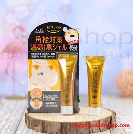 Gel massage trôi mụn Kose Softymo Hot Cleansing Gel 25g Nhật Bản