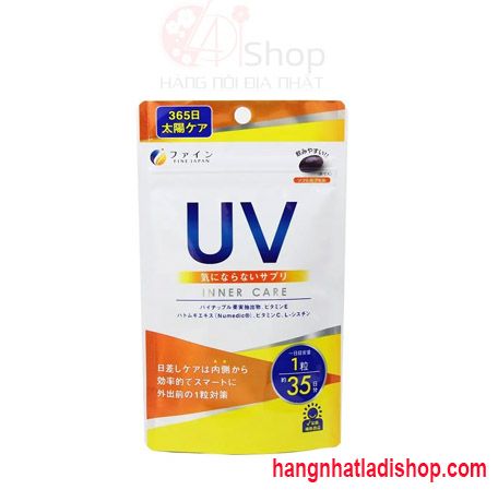 Viên uống chống nắng UV Fine Nhật Bản mẫu mới 2020 35 viên